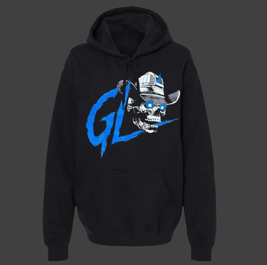 "GLO COWBOY SKULL" HOODIE